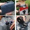 Inflatable Car Mattress Portable Travel Camping Air Bed Rest Sleeping Bed Grey