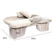 Inflatable Car Mattress Portable Travel Camping Air Bed Rest Sleeping Bed Beige