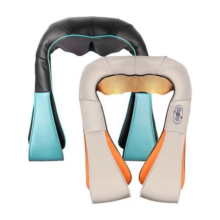 2X Electric Kneading Back Neck Shoulder Massage Arm Body Massager Blue/White
