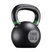 Genki 24kg Kettlebell Barbell Cast Iron Fitness Home Gym Workout with Wide Grip Colour Coded Black