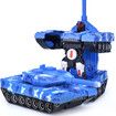 RC Transforming Tank Autobots Toy Transformation for Kids Boys and Girls Gift Col.Blue