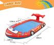 Fire Truck Sprinkler Pool Non-Slip Water Play Mat, Summer Fun Outdoor Water Play