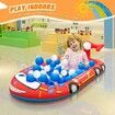 Fire Truck Sprinkler Pool Non-Slip Water Play Mat, Summer Fun Outdoor Water Play