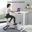 Electric Sit Stand Desk Height Adjustable Office Standing Computer Table Furniture Motorized Dual Motor White