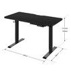 Electric Standing Desk Sit Stand Height Adjustable Office Computer Table Furniture Motorized Dual Motor Black