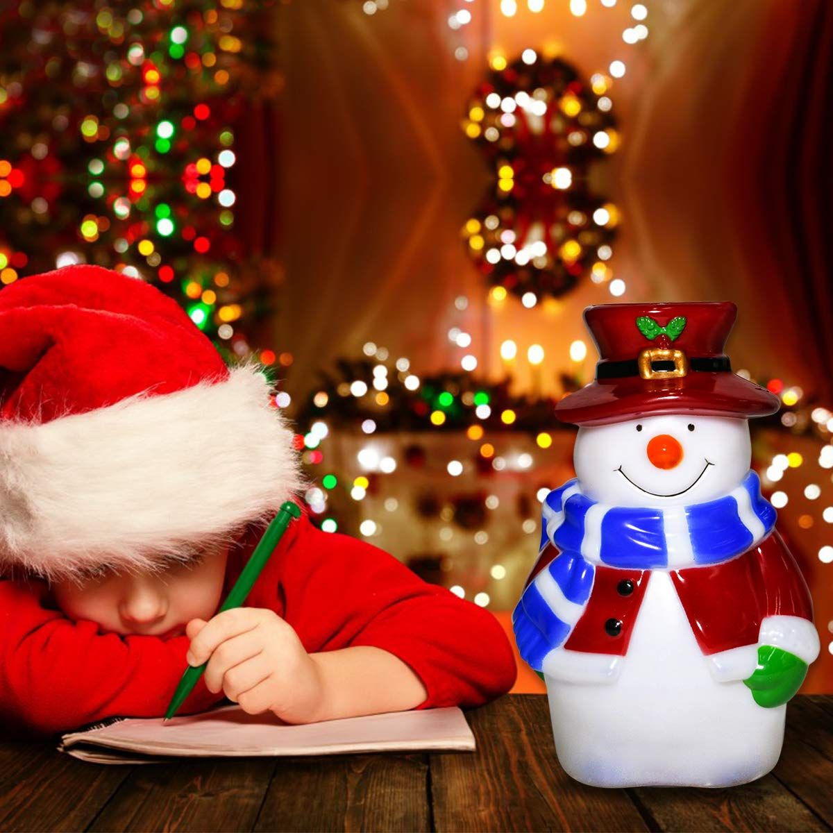 Christmas Snowman Projector Lights 