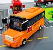 School Bus Toys For Kids Children's Building Blocks  Bus Vehicles Model Kid's Creative Car Gift Construction PlaySet