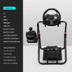 Sim Racing Wheel Stand Foldable Simulator Bracket Gaming Accessories for Logitech G29 Thrustmaster