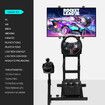 Sim Racing Wheel Stand Simulator Holder Gaming Accessories Monitor Bracket for Thrustmaster Logitech G29