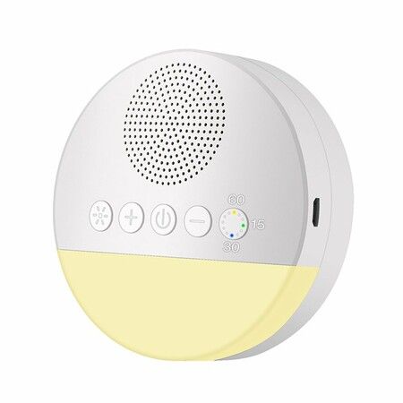 Baby Noise Machine Baby Sleep Sound Player Night Light Timer Noise Player White