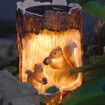 Solar Squirrel Figurine Garden Decor Decorative Lawn Ornaments Lights