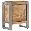 Bedside Cabinet 40x30x50 cm Rough Mango Wood