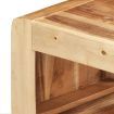 2 Piece TV Cabinet Solid Acacia Wood