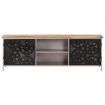 TV Cabinet 120x30x40 cm Rough Mango Wood