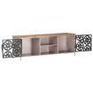 TV Cabinet 120x30x40 cm Rough Mango Wood