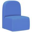 2-in-1 Children Sofa Blue Faux Leather