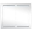 LED Bathroom Mirror Cabinet 80x12.2x68 cm