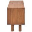 TV Cabinet 110x30x45 cm Solid Teak Wood