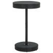 Garden Table Black 60.5x106 cm Poly Rattan