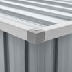Garden Storage Box Grey 109x67x65 cm