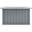 Garden Storage Box Grey 109x67x65 cm