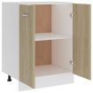 Bottom Cabinet Sonoma Oak 60x46x81.5 cm Chipboard