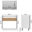 Sink Bottom Cabinet Black 80x46x81.5 cm Chipboard