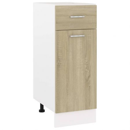 Drawer Bottom Cabinet Sonoma Oak 30x46x81.5 cm Chipboard