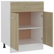 Drawer Bottom Cabinet Sonoma Oak 60x46x81.5 cm Chipboard