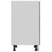 Drawer Bottom Cabinet Concrete Grey 60x46x81.5 cm Chipboard