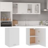 Hanging Cabinet White 39.5x31x60 cm Chipboard