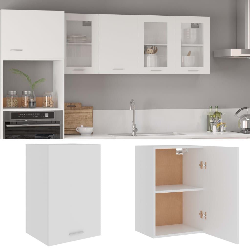 Hanging Cabinet White 39.5x31x60 cm Chipboard