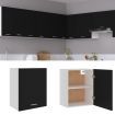 Hanging Cabinet Black 50x31x60 cm Chipboard