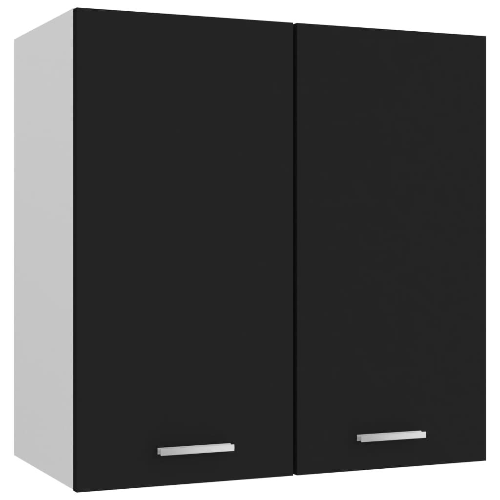 Hanging Cabinet Black 60x31x60 cm Chipboard