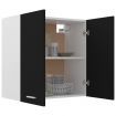 Hanging Cabinet Black 60x31x60 cm Chipboard