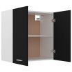 Hanging Cabinet Black 60x31x60 cm Chipboard