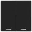 Hanging Cabinet Black 60x31x60 cm Chipboard