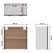 Hanging Cabinet Black 60x31x60 cm Chipboard