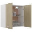 Hanging Cabinet Sonoma Oak 60x31x60 cm Chipboard