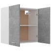 Hanging Cabinet Concrete Grey 60x31x60 cm Chipboard