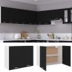 Hanging Cabinet Black 80x31x60 cm Chipboard