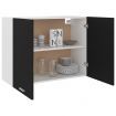 Hanging Cabinet Black 80x31x60 cm Chipboard