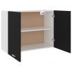 Hanging Cabinet Black 80x31x60 cm Chipboard