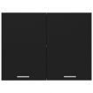Hanging Cabinet Black 80x31x60 cm Chipboard