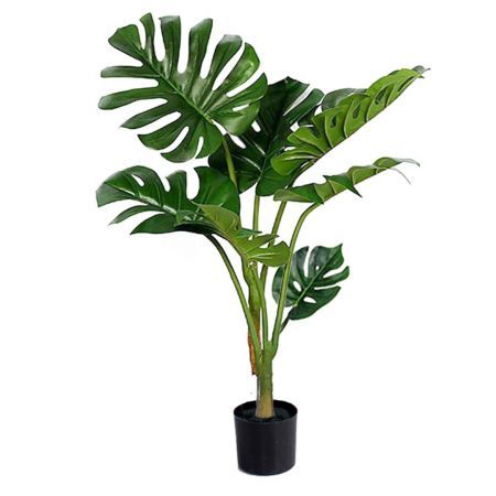 120cm Artificial Green Indoor Turtle Back Fake Decoration Tree Flower Pot Plant