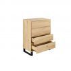 Coogee Oak 4 Drawer Chest