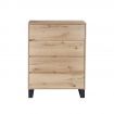 Coogee Oak 4 Drawer Chest