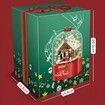 Christmas Music Box Toy DIY Model Building Block Christmas House With LED Light Santa Claus Music Box Decoration