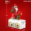 Santa Claus Architecture Building Blocks Gear Drive Ideas Street View Bricks Toys For Children Christmas Gift