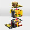 274 Piece Toy City Street Creator Fast Food Burger Joint Restaurant Building Blocks Set